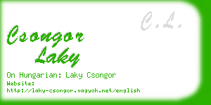 csongor laky business card